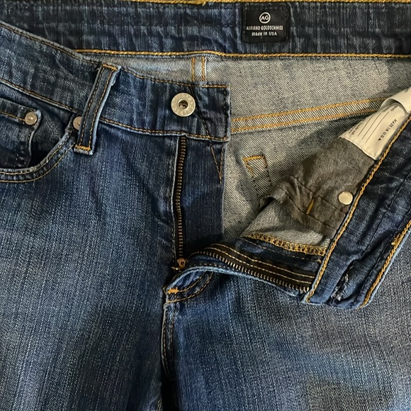 AG Adriano Goldschmied Straight Leg Cropped Jeans Size 29 - Picture 13 of 16